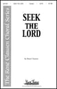 Seek the Lord SATB choral sheet music cover